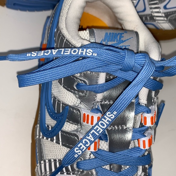 Nike Off White Dunk Ruber UNC Blue - Picture 7 of 11